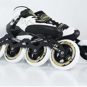 SR3 Best Youth Carbon Fiber Speed Skates-White