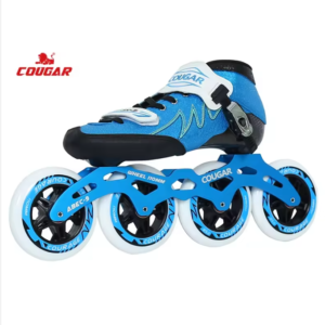 SR3 Best Youth Carbon Fiber Speed Skates-Blue