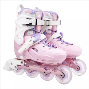 MZS319 New Slalom/Fitness Adjustable Inline Skates Pink